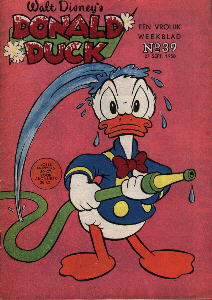 Front cover: Donald Duck - 1958 - Nr. 39