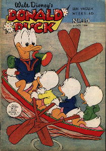 Front cover: Donald Duck - 1958 - Nr. 40