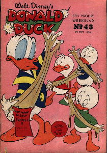 Front cover: Donald Duck - 1958 - Nr. 43