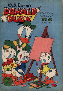 Front cover: Donald Duck - 1958 - Nr. 45