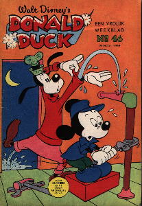 Front cover: Donald Duck - 1958 - Nr. 46