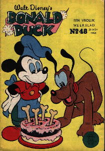 Front cover: Donald Duck - 1958 - Nr. 48