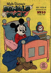 Front cover: Donald Duck - 1958 - Nr. 50