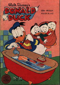 Front cover: Donald Duck - 1958 - Nr. 51