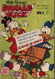 Front cover: Donald Duck - 1959 - Nr. 01