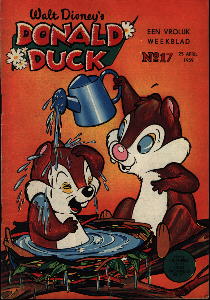 Front cover: Donald Duck - 1959 - Nr. 17