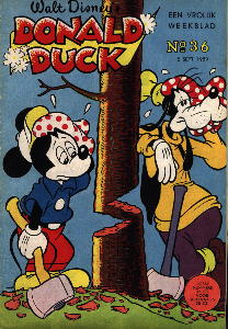 Front cover: Donald Duck - 1959 - Nr. 36