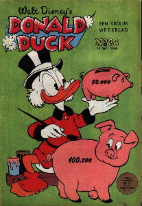 Front cover: Donald Duck - 1959 - Nr. 38