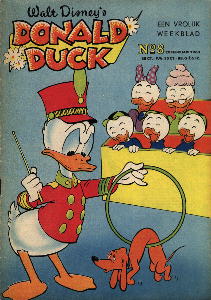 Front cover: Donald Duck - 1960 - Nr. 08