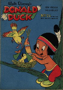 Front cover: Donald Duck - 1960 - Nr. 21