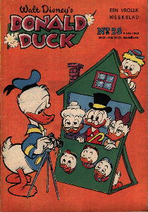 Front cover: Donald Duck - 1960 - Nr. 28