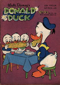 Front cover: Donald Duck - 1960 - Nr. 34