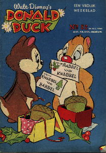 Front cover: Donald Duck - 1960 - Nr. 52