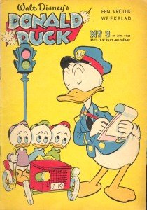 Front cover: Donald Duck - 1961 - Nr. 03