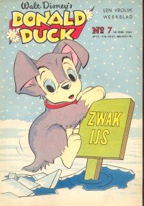 Front cover: Donald Duck - 1961 - Nr. 07