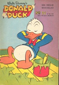 Front cover: Donald Duck - 1961 - Nr. 21