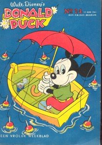 Front cover: Donald Duck - 1961 - Nr. 24