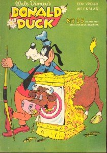 Front cover: Donald Duck - 1961 - Nr. 25