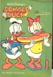 Front cover: Donald Duck - 1961 - Nr. 28