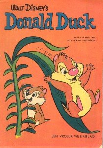 Front cover: Donald Duck - 1961 - Nr. 34