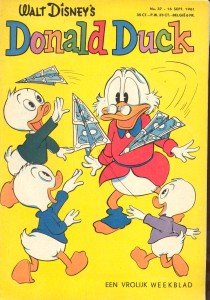 Front cover: Donald Duck - 1961 - Nr. 37