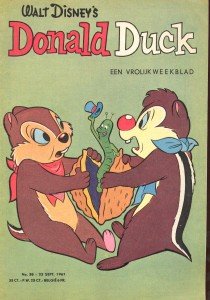 Front cover: Donald Duck - 1961 - Nr. 38