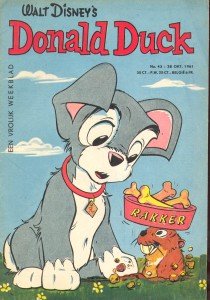 Front cover: Donald Duck - 1961 - Nr. 43