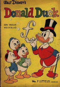 Front cover: Donald Duck - 1962 - Nr. 07