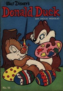 Front cover: Donald Duck - 1962 - Nr. 16