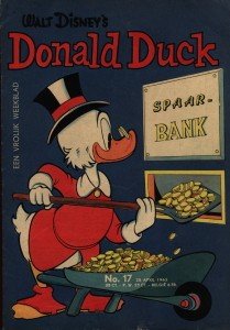 Front cover: Donald Duck - 1962 - Nr. 17