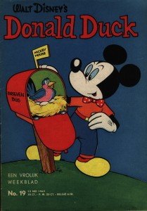 Front cover: Donald Duck - 1962 - Nr. 19