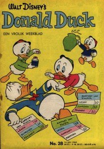 Front cover: Donald Duck - 1962 - Nr. 28