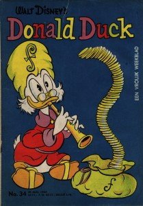 Front cover: Donald Duck - 1962 - Nr. 34