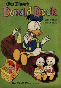 Front cover: Donald Duck - 1962 - Nr. 35