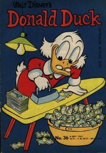 Front cover: Donald Duck - 1962 - Nr. 36