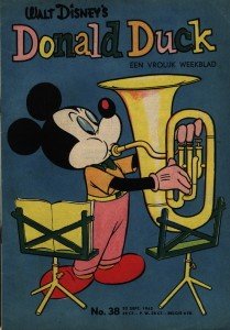 Front cover: Donald Duck - 1962 - Nr. 38