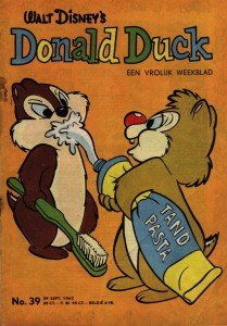 Front cover: Donald Duck - 1962 - Nr. 39