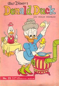 Front cover: Donald Duck - 1963 - Nr. 25