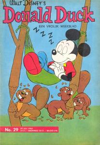 Front cover: Donald Duck - 1963 - Nr. 29