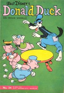 Front cover: Donald Duck - 1963 - Nr. 34