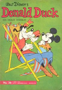 Front cover: Donald Duck - 1963 - Nr. 36