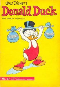 Front cover: Donald Duck - 1963 - Nr. 37