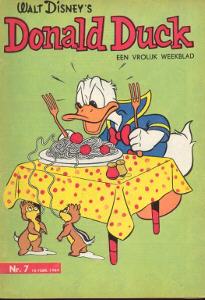 Front cover: Donald Duck - 1964 - Nr. 07