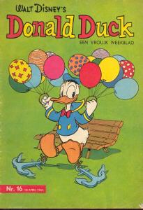 Front cover: Donald Duck - 1964 - Nr. 16