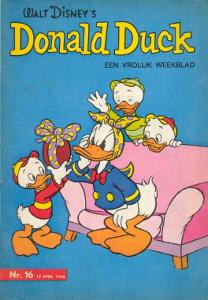 Front cover: Donald Duck - 1965 - Nr. 16