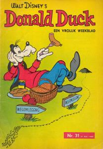 Front cover: Donald Duck - 1965 - Nr. 31