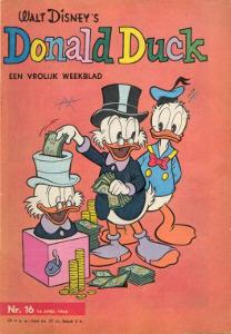 Front cover: Donald Duck - 1966 - Nr. 16