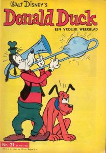 Front cover: Donald Duck - 1966 - Nr. 21