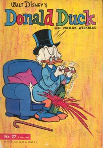 Front cover: Donald Duck - 1966 - Nr. 27