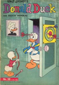 Front cover: Donald Duck - 1966 - Nr. 28